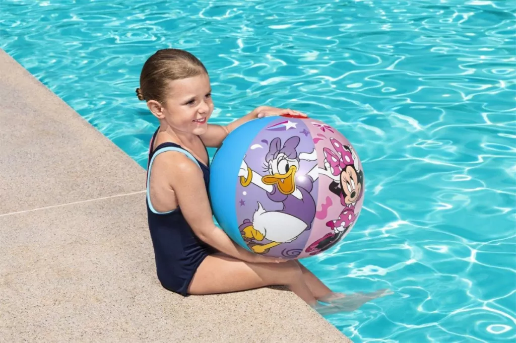 Dmuchana piłka plażowa 51cm. Myszka Mki - tantis.pl