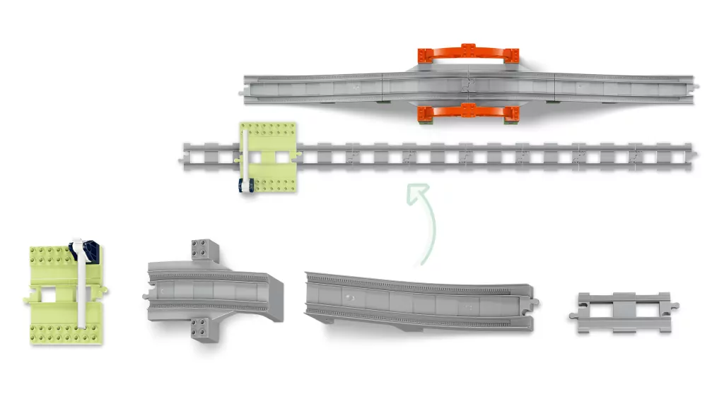 LEGO(R) DUPLO 10426 Most i tory kolejowe - tantis.pl