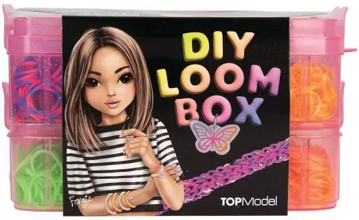 Zestaw gumek do robienia bransoletek Top Model Loom Box 14124A - tantis.pl