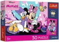 Puzzle 30 Disney Minnie + plakat TREFL - tantis.pl