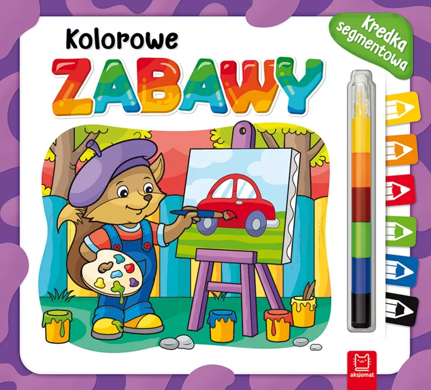 Kolorowe zabawy. Kredka segmentowa - tantis.pl