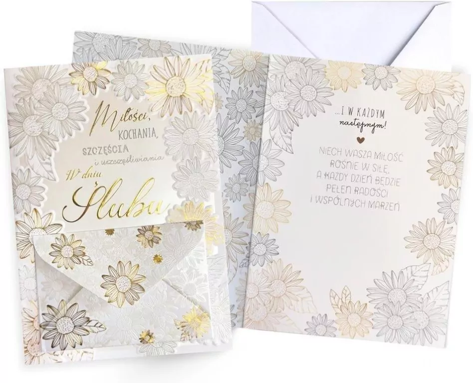 Karnet Ślub koperta - tantis.pl