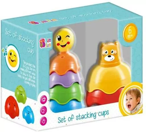 Zestaw kubeczków do układania - tantis.pl