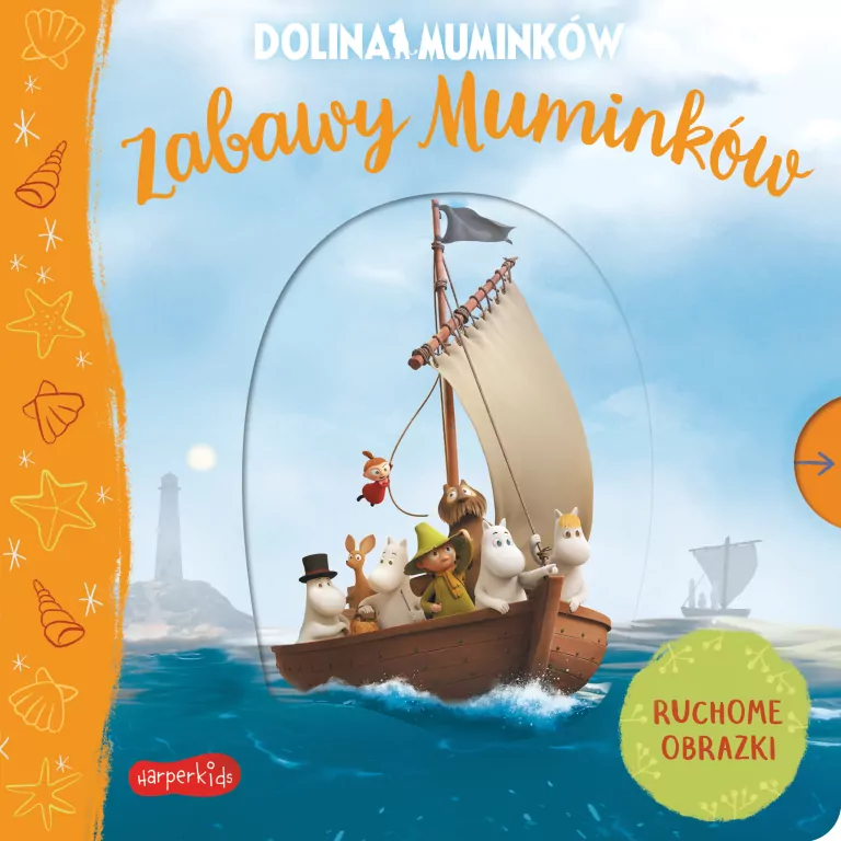 Dolina Muminków. Zabawy Muminków. Ruchome obrazki. Muminki - tantis.pl