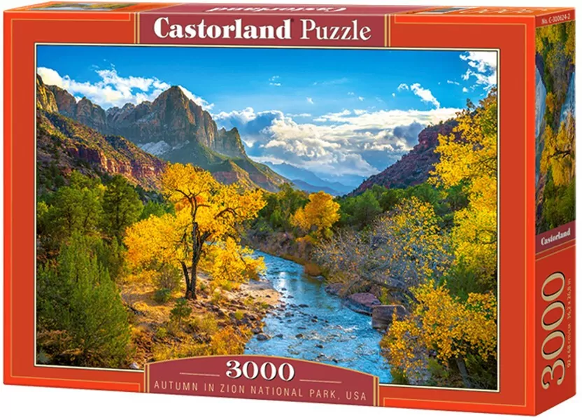 Puzzle 3000. Autumn in Zion National Park, USA - tantis.pl