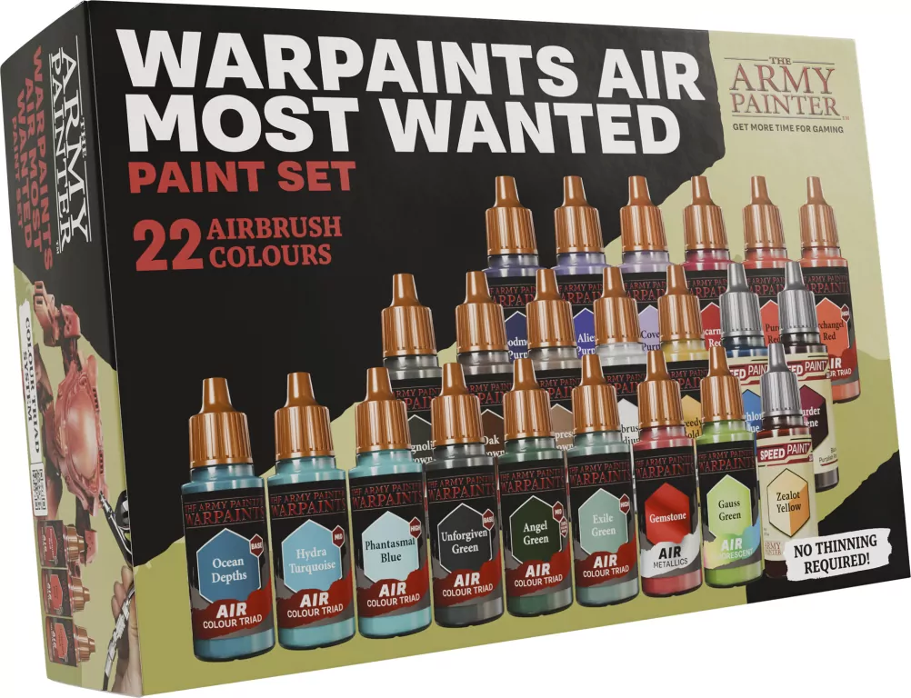The Army Painter: Warpaints Air - Most Wanted Paint Set - tantis.pl