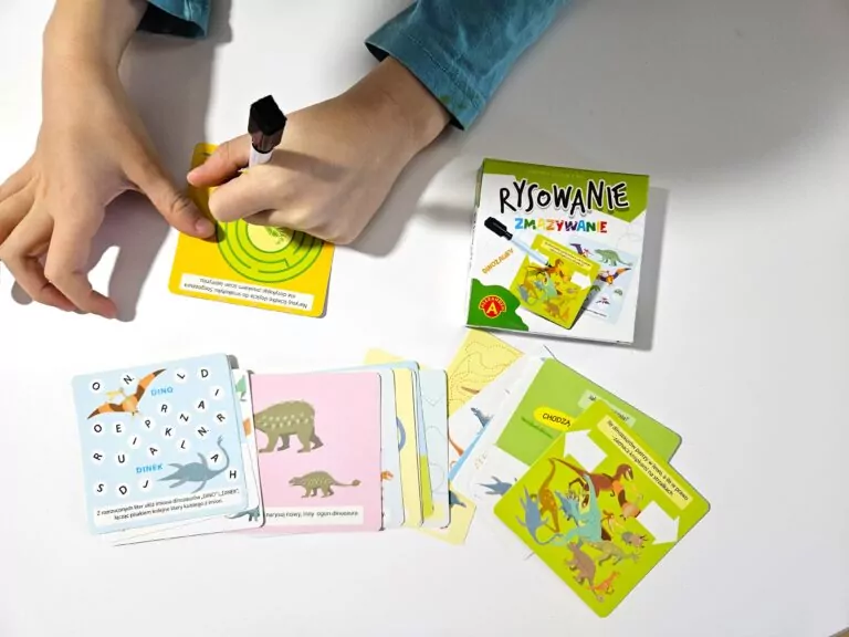 Pisanie - Zmazywanie Dinozaury - tantis.pl