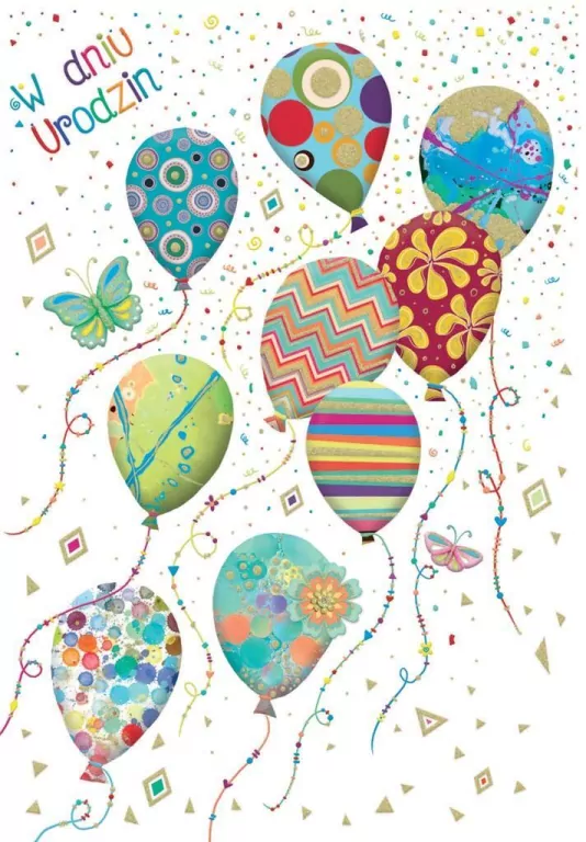 Kartka okolicznościowa. Urodziny - tantis.pl