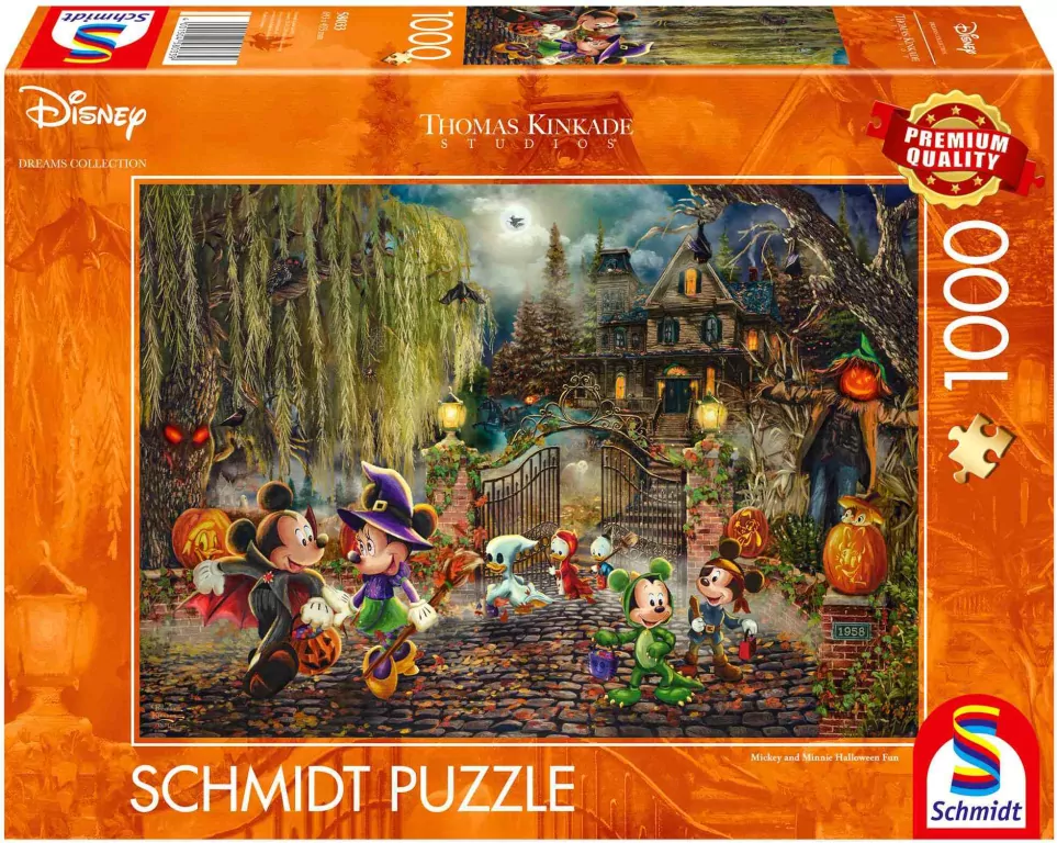 Puzzle PQ 1000 Myszka Miki&Minnie na Halloween G3 - tantis.pl