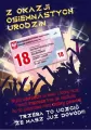 Karnet Party naklejany B6+koperta Urodziny 18 wz15 - tantis.pl