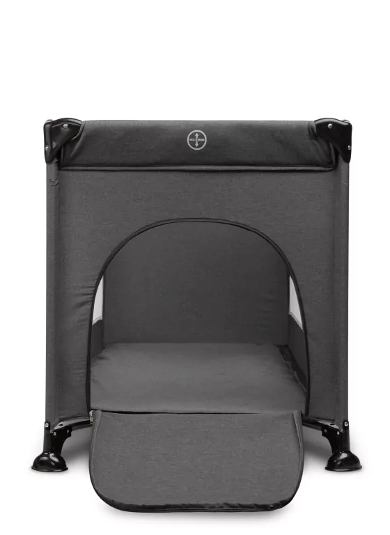 Caratero Łóżeczko turystyczne Basic grafit - tantis.pl