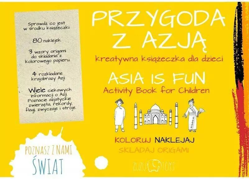 Przygoda z Azją - kreatywna książeczka - tantis.pl