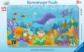 Puzzle 15 Young Animals Under Water Frame - tantis.pl