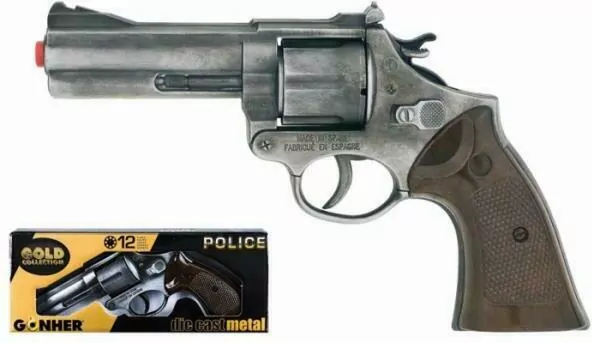 Pistolet metalowy na kapiszony 12 strzałów - tantis.pl