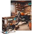 Puzzle Medium-L 500 Transport. Motocykl w garażu - tantis.pl