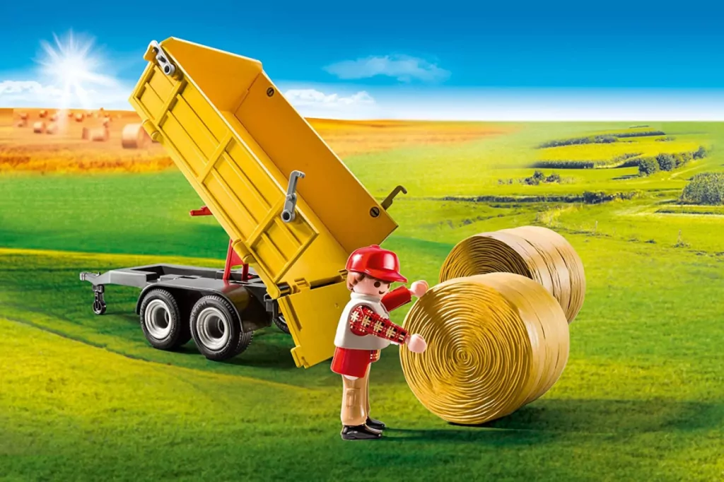 Playmobil Country. Traktor z przyczepą. 9317 - tantis.pl