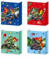 Torebka prezentowa M Pojazdy dinozaury - tantis.pl