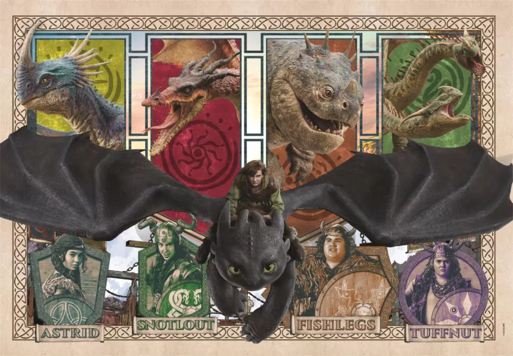 Puzzle Super 300 How To Train Your Dragon - tantis.pl