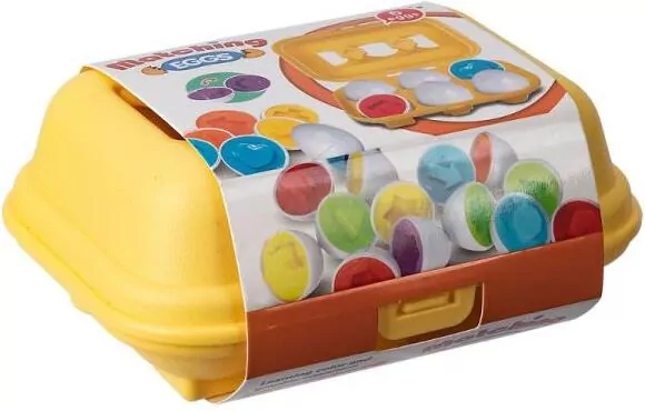 Jajka edukacyjne do nauki kształtów 1009126 - tantis.pl