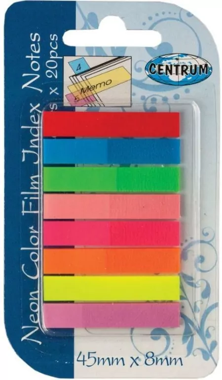 Zakładki indeksujące 45 x 8 mm 20K - tantis.pl