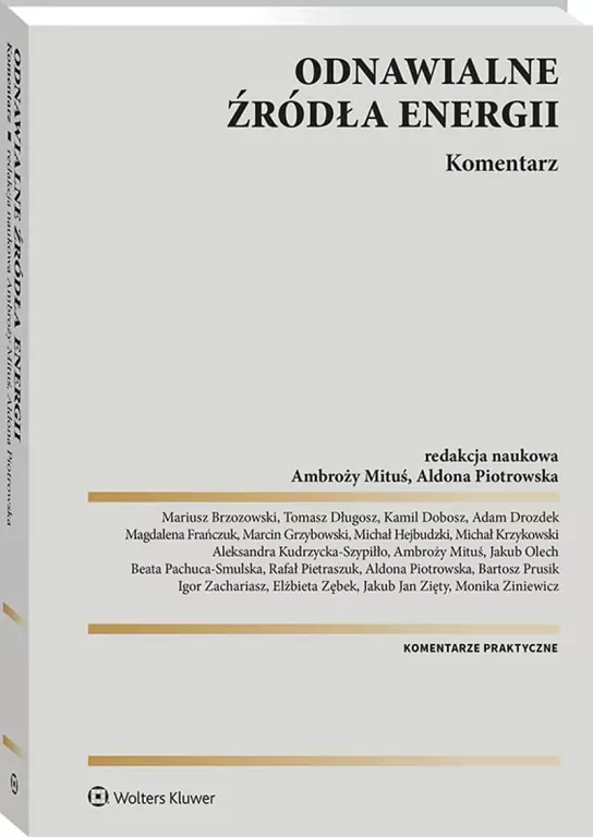 Odnawialne źródła energii. Komentarz - tantis.pl