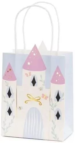 Torebka na prezenty Zamek 14x8x20cm MIX - tantis.pl