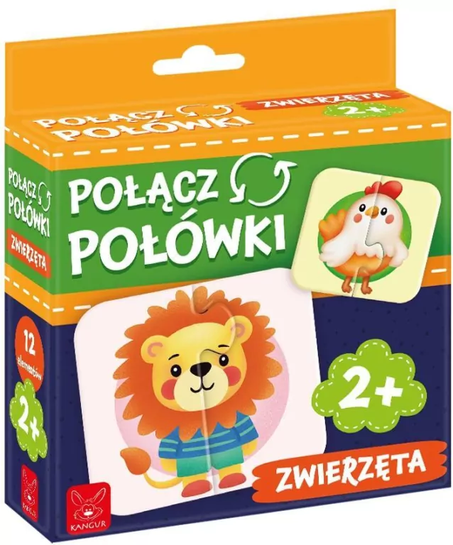 Zwierzęta. Połącz połówki - tantis.pl