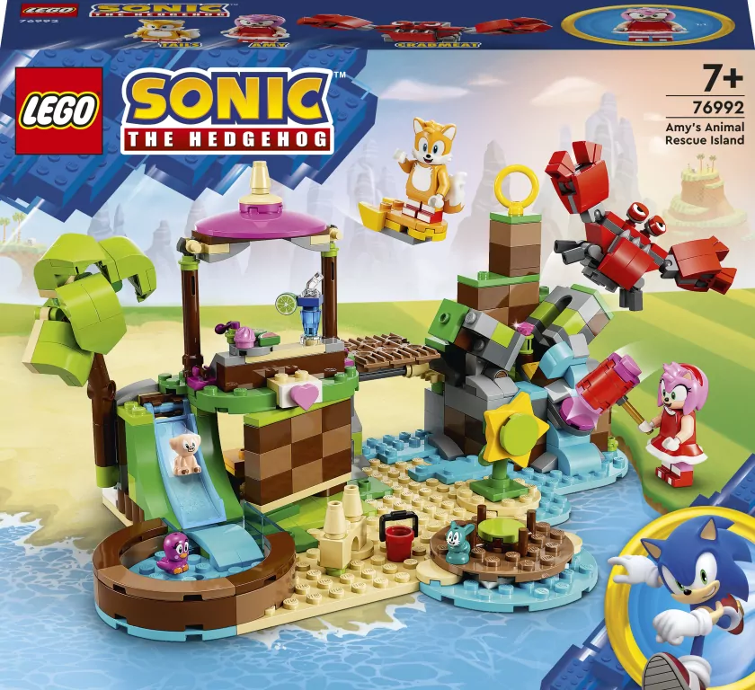 LEGO® Sonic the Hedgehog™. Wyspa dla zwierząt Amy 76992 - tantis.pl