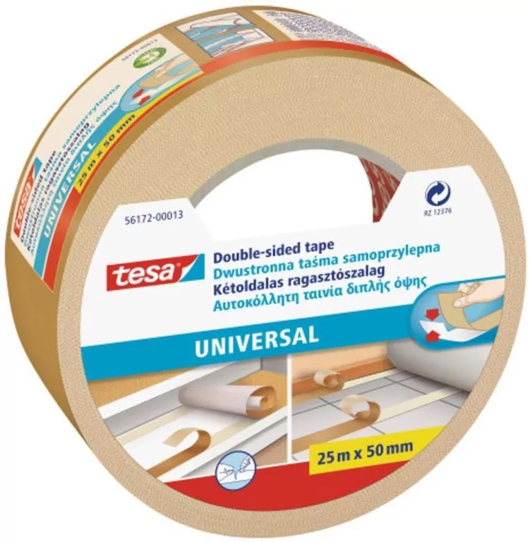 Taśma uniwersalna dwustronna 25m x 50mm - tantis.pl