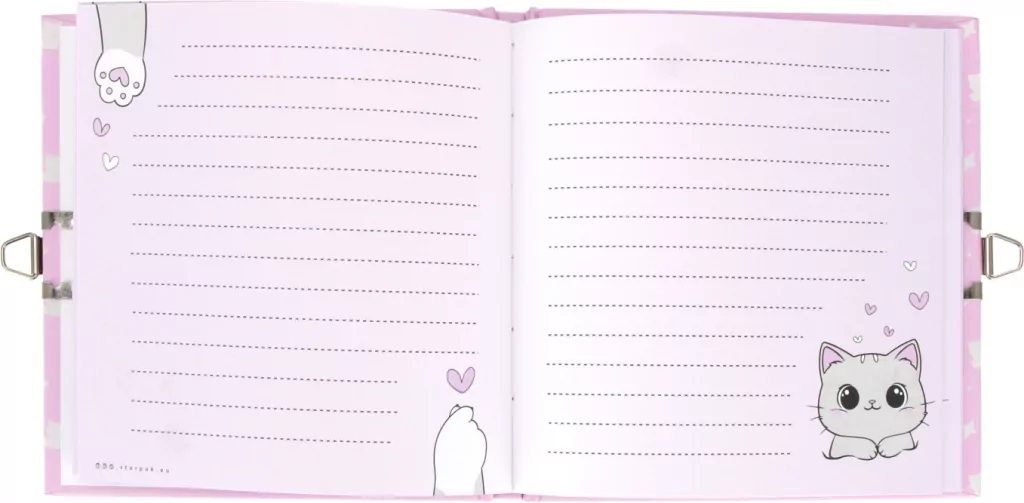 Pamiętnik na kłódkę Kitty Plush - tantis.pl