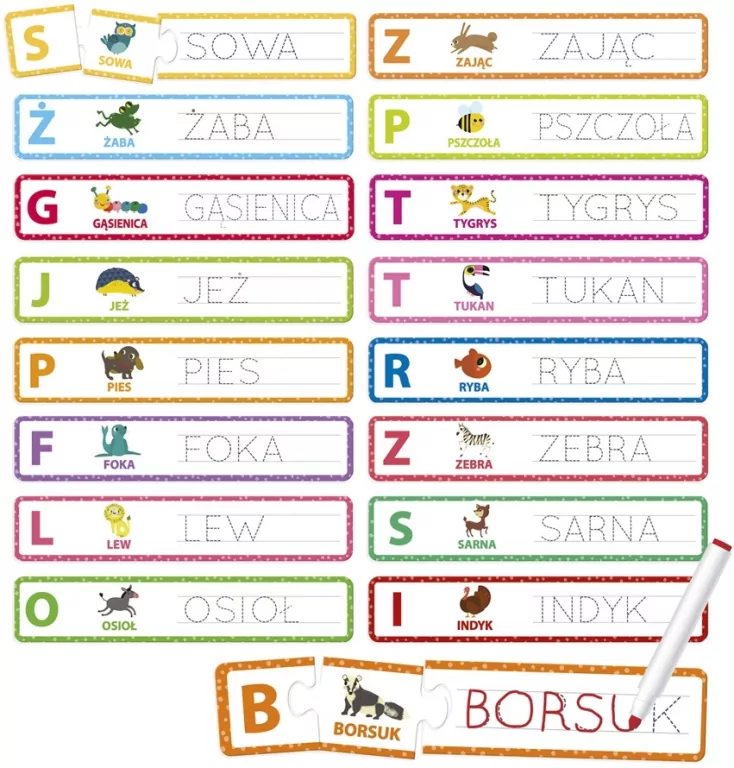 Lisciani. Zabawka edukacyjna Carotina Czytam, Piszę I Bawię Się - Zwierzęta - tantis.pl