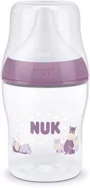 NUK. Butelka z silikonowym smoczkiem. 150 ml. Hippo - tantis.pl