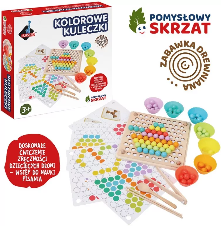 Pomysłowy skrzat. Kolorowe kuleczki - tantis.pl
