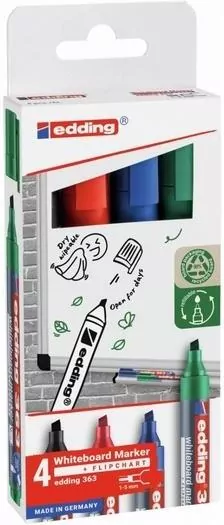 Marker do tablic suchościeralnych 1-5mm 4 kolory - tantis.pl