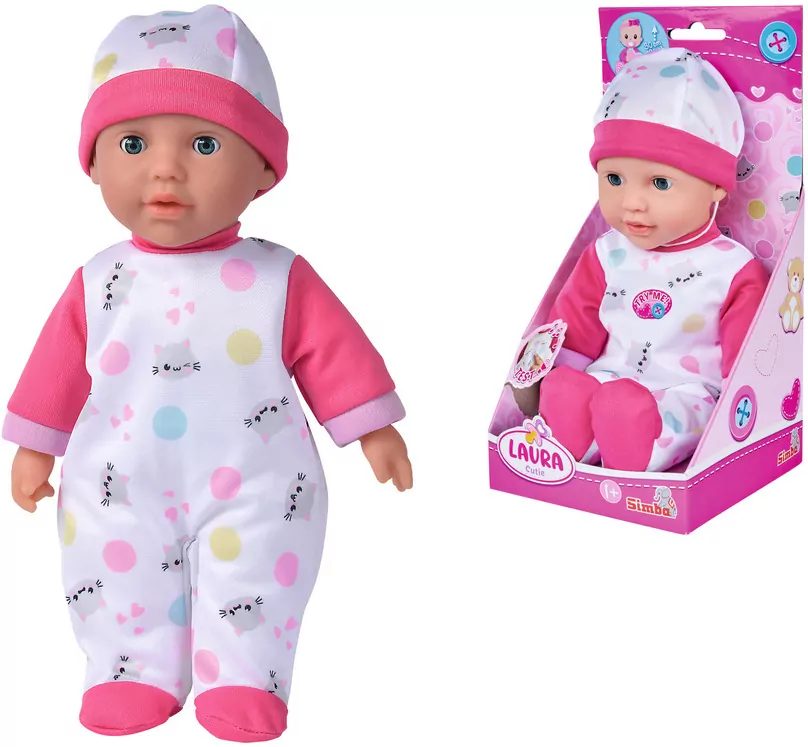 Laura. Słodki bobas z dźwiękiem 30cm - tantis.pl