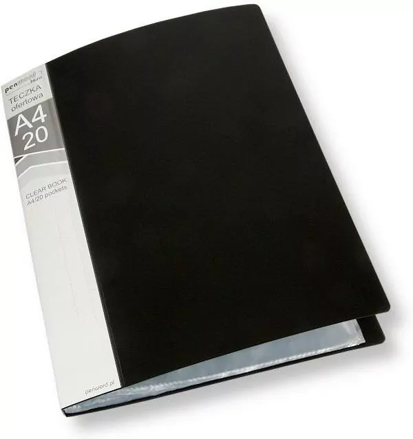 Teczka A4/20 ofertowa czarna - tantis.pl