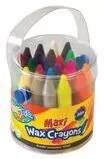 Kredki świecowe Colorino Kids wiaderko maxi 24 kolory - tantis.pl