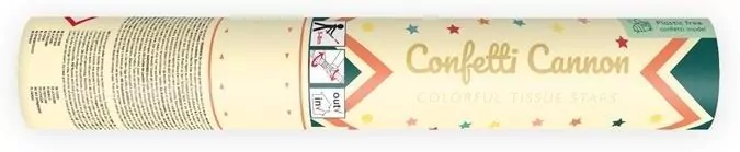 Tuba z konfetti Cyrk 20cm - tantis.pl