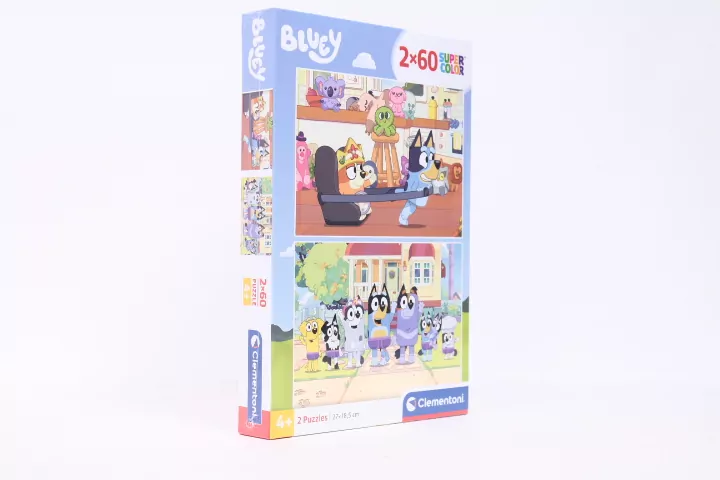 Puzzle 2w60. Super Kolor Bluey - tantis.pl