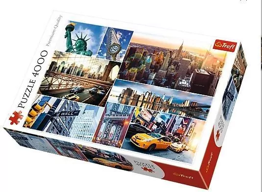 Puzzle 4000. Nowy Jork. Kolaż. 45006 - tantis.pl