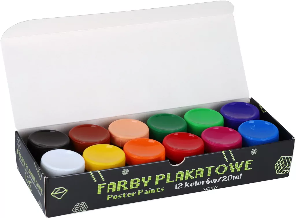 FARBY PLAK 12KOL 20ML PIXEL GAME1 STK FOL 6/24 - tantis.pl