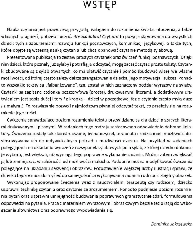 Abrakadabra! Czytam! - tantis.pl