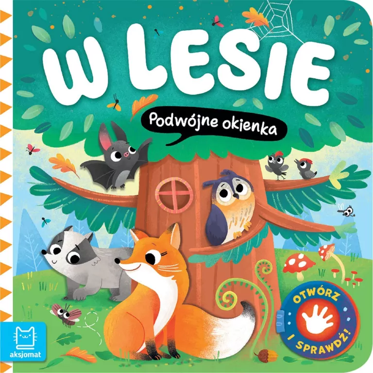 Otwórz i sprawdź! W lesie. Podwójne okienka - tantis.pl
