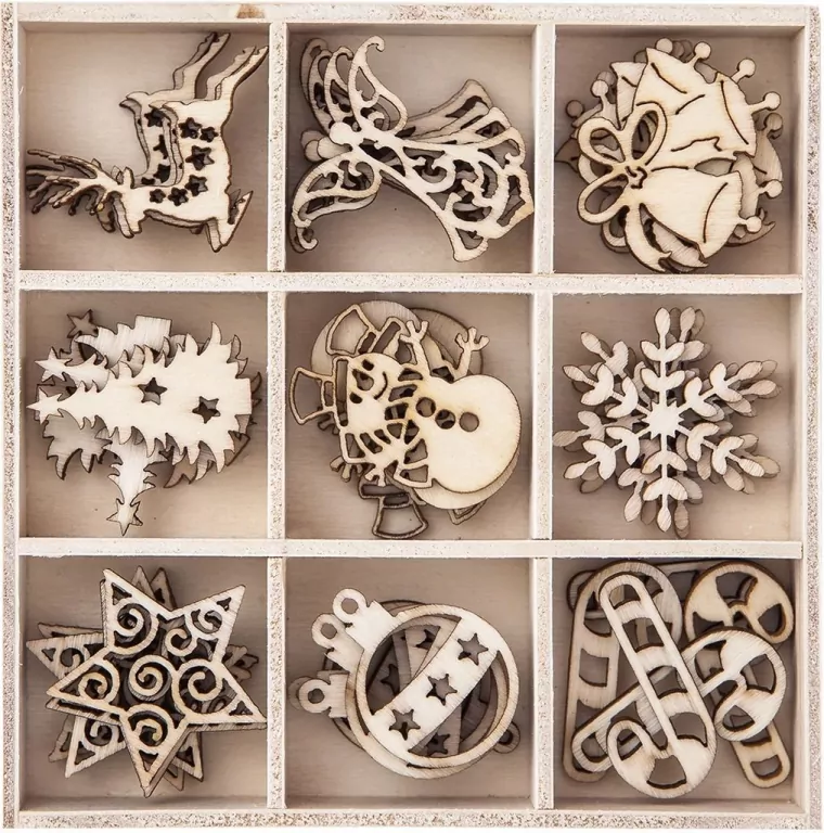 Kształty z drewna - święta 2 - tantis.pl