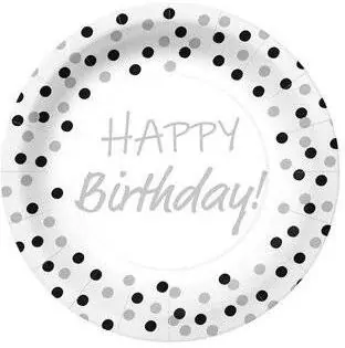 Talerze papierowe okrągłe eko 23 cm