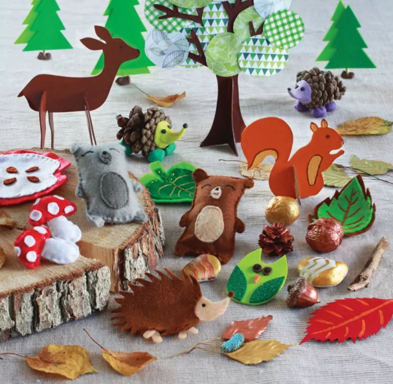 Filc dekoracyjny. Forest 5 kolorów - tantis.pl