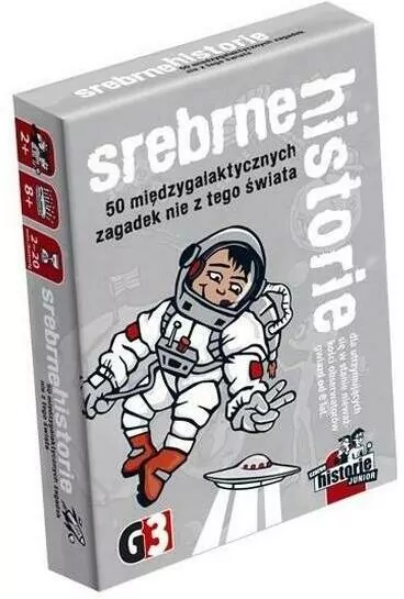 50 międzygalaktycznych zagadek nie z tego świata. Srebrne historie. Czarne historie Junior - tantis.pl