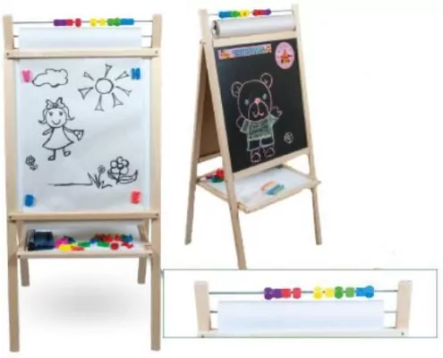 Tablica magnetyczna dwustronna drewniana