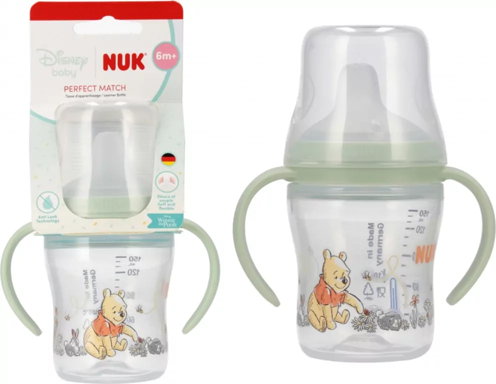 NUK. Butelka do nauki picia z ustnikiem. 150 ml. Kubuś - tantis.pl