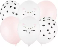 Balony 30cm. Kotki